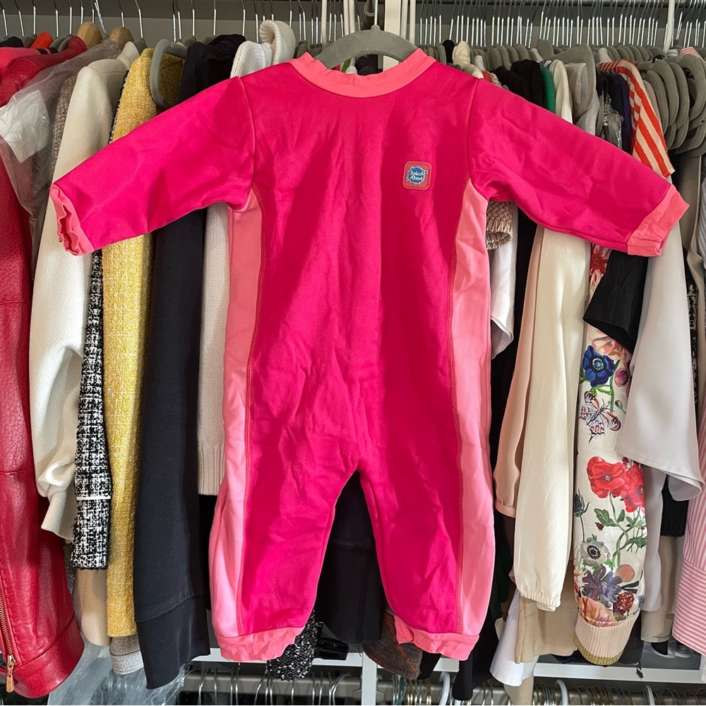 Splash About Warm in One Baby Wetsuit Pink